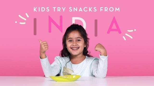'Kids Try Snacks from India | Kids Try | HiHo'