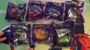 'Burger King Kids Meal Dragon Ball Z Toys with Score CCG Cards Unboxing'