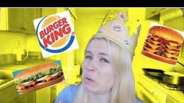 'TASTING BURGER KING FOODS (SHANE DAWSON SPOOF) // EmilyTheFlannelGirl'