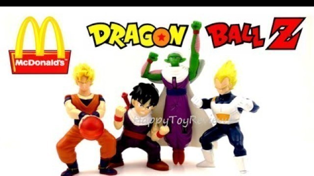 '2006 DRAGON BALL Z McDONALD\'S DBZ SET OF 4 HAPPY MEAL KIDS TOYS COLLECTION VIDEO REVIEW'