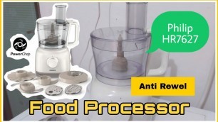 'Mesin Food Processor merk Philips HR7627 / Apa Saja Fungsi dan Kegunaannya ???'