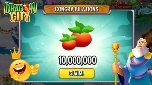 'Dragon City - How to get 10 MILLION Food Reward for FREE 2020 