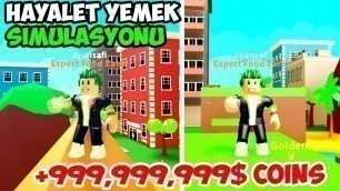 '10 DAKİKADA OYUNU YEMEK / Food Simulator / Roblox Türkçe'