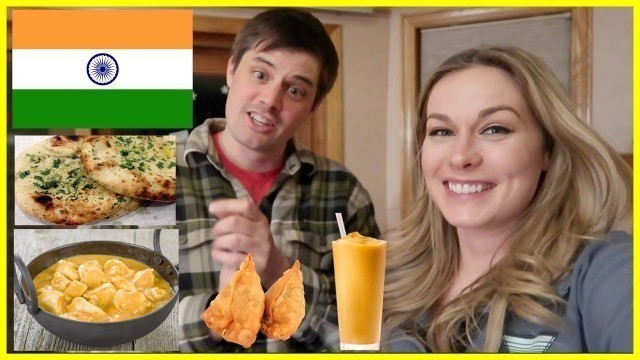 'Americans Try Indian Food From Indian Restaurant'