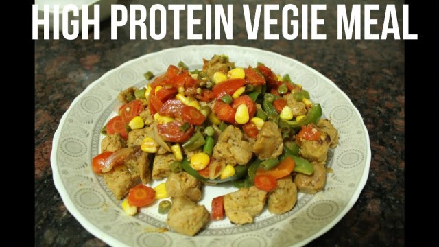 'High protein meal | veg meal | evening meal | Vegetarian protein meal | low carbs meal | vegie meal'