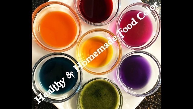 'How to Make Natural Food Coloring | Concentrated Color Recipe | Homemade Food Coloring #shorts'