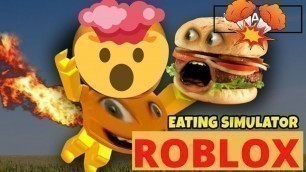 'Roblox Food Simulator VS Roblox Eating Simulator - OMG I Exploded'