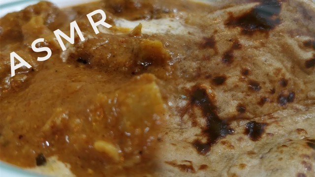 '*No Talking*| GRAVY SOYA CHAAP WITH BUTTER NAAN ASMR |INDIAN FOOD EATING SOUND | DETECTIVE BITES'