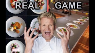 'Professional Chef Recreates Food In Cooking Simulator - Challenge'