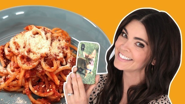 'Katie Lee Makes Bucatini All\'Amatriciana | What Would Katie Eat? | Food Network'