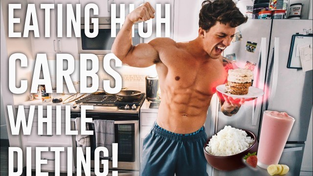 'EPIC REFEED DAY - HIGH CARBS WHILE CUTTING (FULL DAY OF EATING) | Summer Shredding Ep. 10'