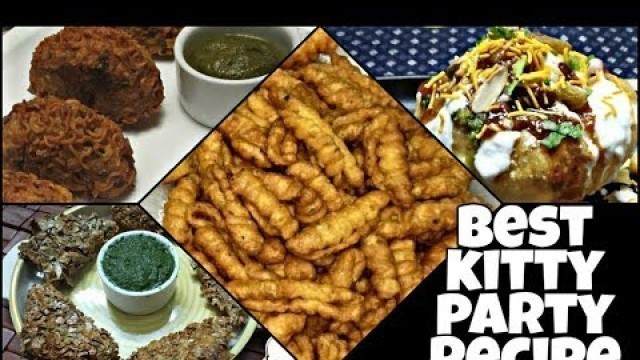 'Best Kitty Party Recipes | easy & quick party snacks | Gayatri\'s Food And Lifestyle'
