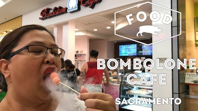 'Eating Liquid Nitrogen Dragon\'s Breath at Bombolone Cafe in Sacramento, California | FOOD VLOG'