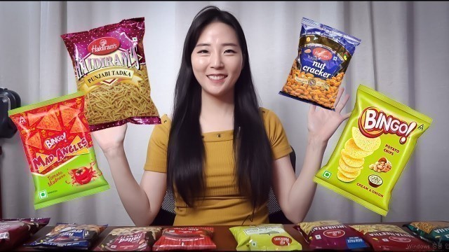 'A Korean has tried Indian Snacks | Sassy Kassy Mukbang'