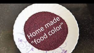 '100% Natural Homemade Red food color|How to make food color at home|#HemAshwi\'s Kitchen'