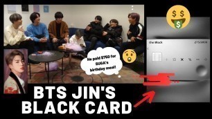 'BTS Jin Paid $750 for Suga\'s Birthday Meal'