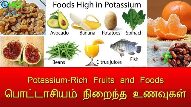 'Potassium-Rich Fruits and Foods (Tamil)'