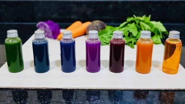 'Homemade Rainbow Food Coloring Made From Vegetables | All-Natural | Easy & Healthy'