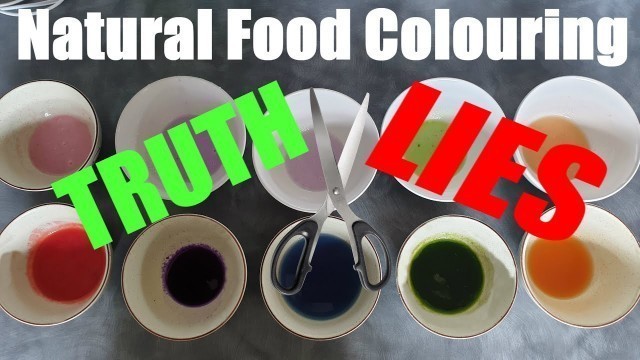 'Natural Food Colouring - The Truths and Lies Explained'