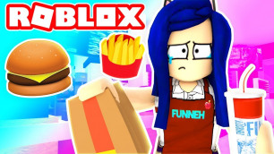 'MY BRAND NEW JOB!! ROBLOX FAST FOOD SIMULATOR!'