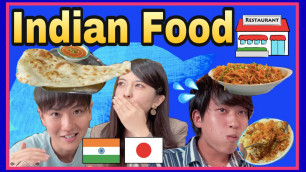 'Japanese student reaction to Indian food in Tokyo'
