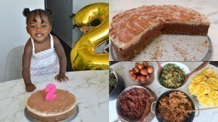 'CHELSEA\'s 2nd Birthday ! Best Raw Vegan Tiramisu Cake Recipe + African food'