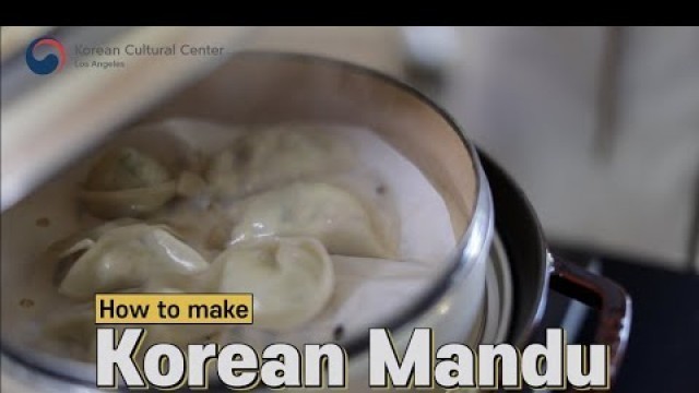 'K-Food Series #1: Making Pyeonsu Mandu with Aubrey Miller'