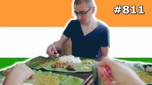 'EATING INDIAN FOOD WITH HANDS DAY 811 | TRAVEL VLOG IV'