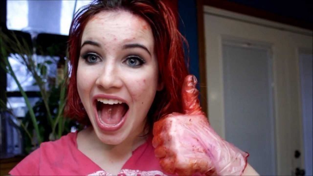 'DIY: How to temporarily dye your hair with food coloring'