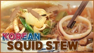 '[Grandma Soonie’s K-FOOD (Eng.sub)] ep39. Taste of the sea!!! Korean Squid Stew'