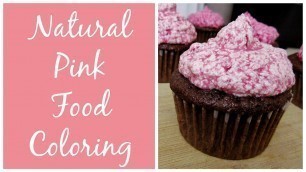 'How to Make Natural Food Coloring for Valentines Day'