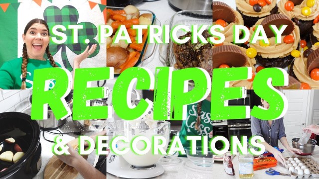 'ST. PATRICKS DAY FOOD & PARTY PREP // CLEANING MOM'
