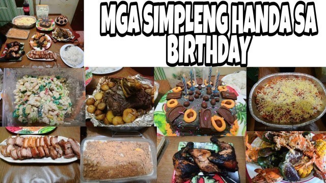 'MGA SIMPLENG HANDA SA BIRTHDAY | BUDGET MEAL | LOCKDOWN BIRTHDAY CELEBRATION JASONXGAMING'