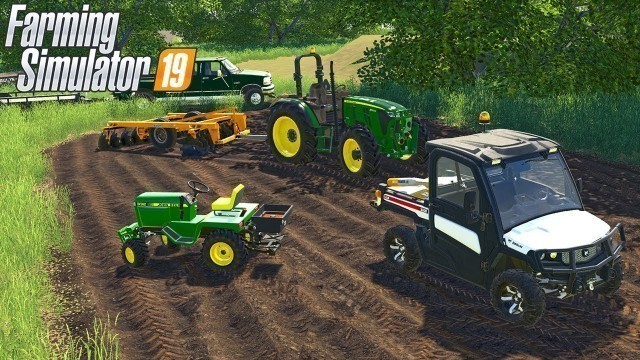 'SPRING FOOD PLOTS CULTIVATING AND SEEDING | (ROLEPLAY) FARMING SIMULATOR 2019'
