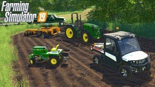 'SPRING FOOD PLOTS CULTIVATING AND SEEDING | (ROLEPLAY) FARMING SIMULATOR 2019'