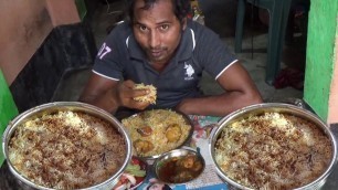 'Prawn Biryani & Chicken Kasha Cooked & Eating | Eating Show of Indian Food'