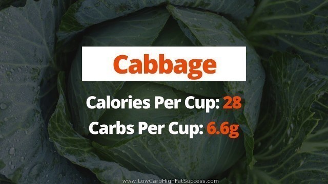 'Cabbage - calories, carbs, and health benefits as a low carb food'