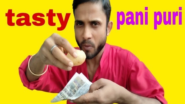 'Indian Food, Eating Pani Puri, Tells How It Feels, Let\'s See The Video'