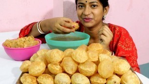 'Eating Fuchka (Panipuri / Golgappa) Indian Food & Eating Show || Food Ninja'