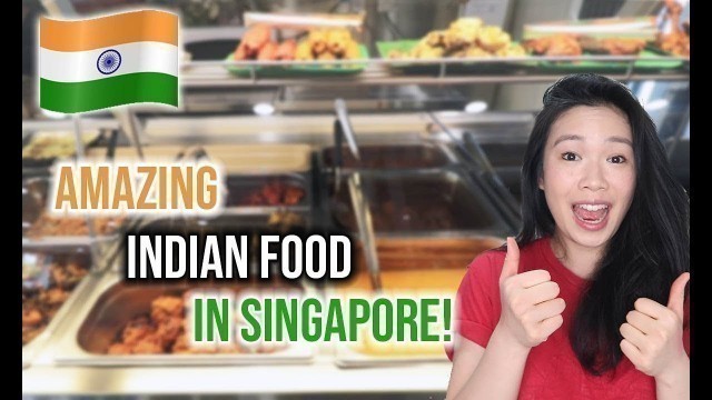 'FIRST TIME Eating INDIAN FOOD in SINGAPORE\'S LITTLE INDIA!'