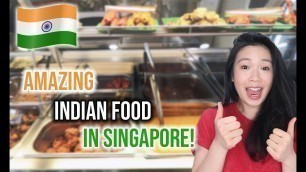 'FIRST TIME Eating INDIAN FOOD in SINGAPORE\'S LITTLE INDIA!'