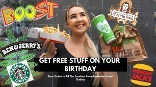 'Where to get free food on your birthday in Australia ~ Free vegan fast food w Soybabie'