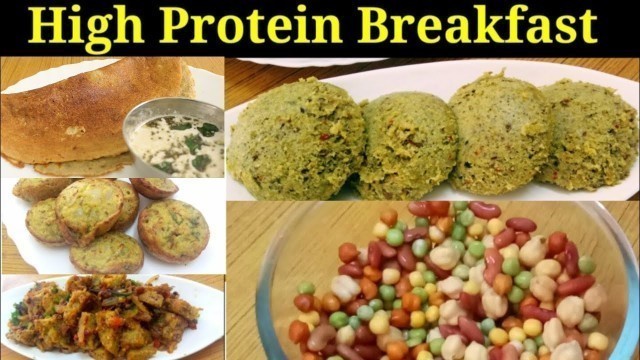 '4 High protein Healthy breakfast | 4 கலவை பயிர் Breakfast recipes in Tamil | KavithaSamayal'