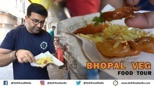 'Bhopal Veg Food Tour - MUST EAT Dal Bafla + KESAR Jalebi + Bhopali Paan'