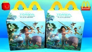 '2021 McDONALD\'S RAYA AND THE LAST DRAGON HAPPY MEAL TOYS BOX DISNEY MOVIE FULL SET 8 UNBOXING VIDEO'