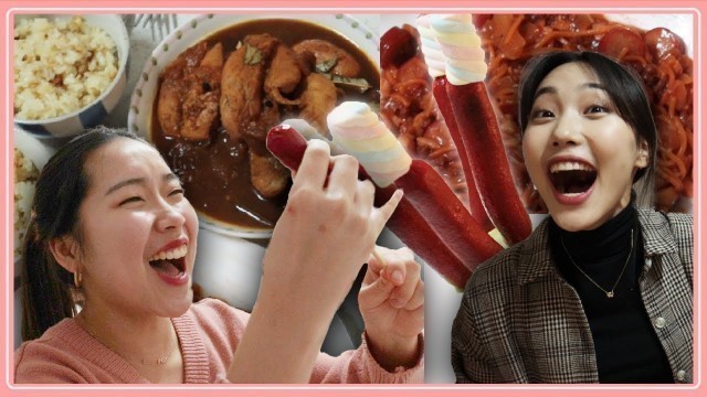 'Koreana\'s First Time Cooking Pinoy Birthday food'