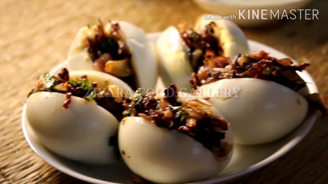 'Burmese egg | Egg bhejo | Egg Recipe | Stuffed egg | ziyara food gallery |'