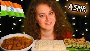 'Eating SPICY MUTTON CURRY with RICE|Eating Indian Food (Real Sounds Eating Show) Collab @Phie ASMR'