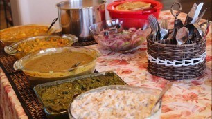 'Full Party Menu for 20-30 Guests( Veg ) In Instant-Pot or Pressure-Cooker/ Indian Food Recipes-Veg'