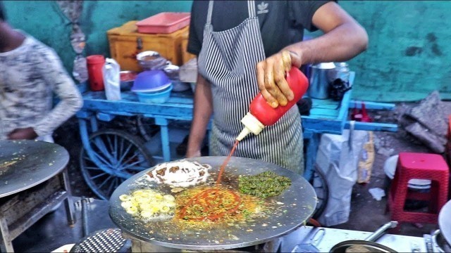 'Dragon Fry Omelette Curry | Roadside Famous Creamy Egg Dish | Indian Street Food'